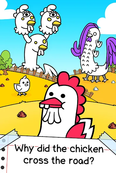Chicken Evolution: Idle Game (Чикен Эволюшн) [МОД: Много денег, Монет и Все открыто] Screenshot 1