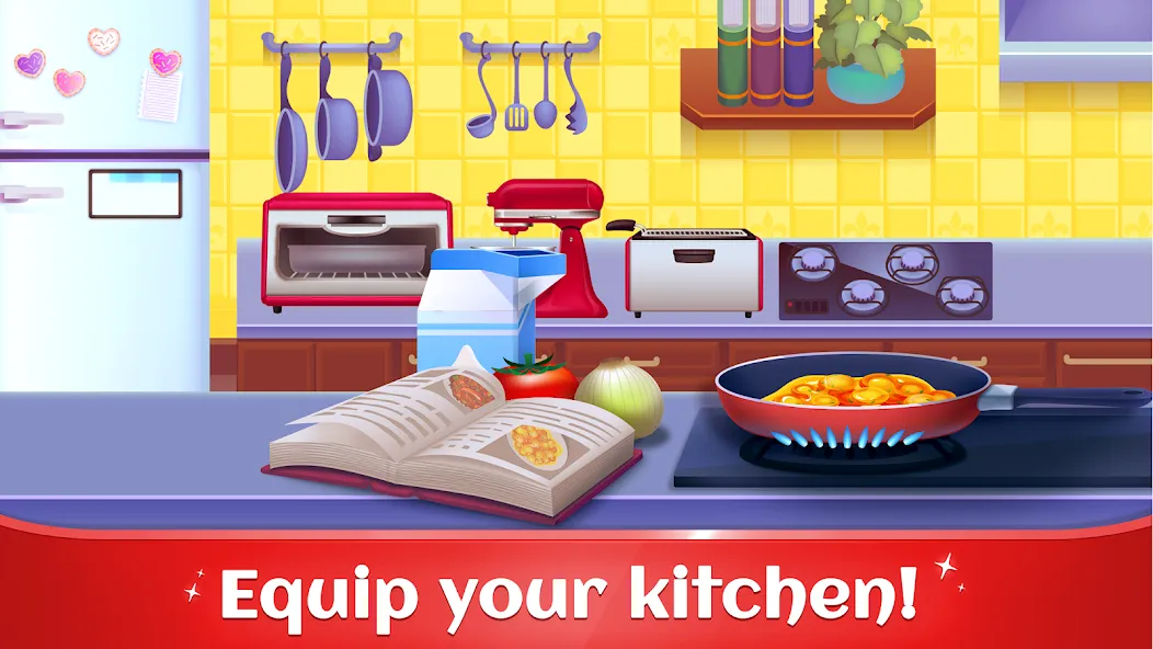 Cookbook Master: Cooking Games (Кулинарный Мастер) [МОД: Деньги, Монеты и Меню MOD] Screenshot 1
