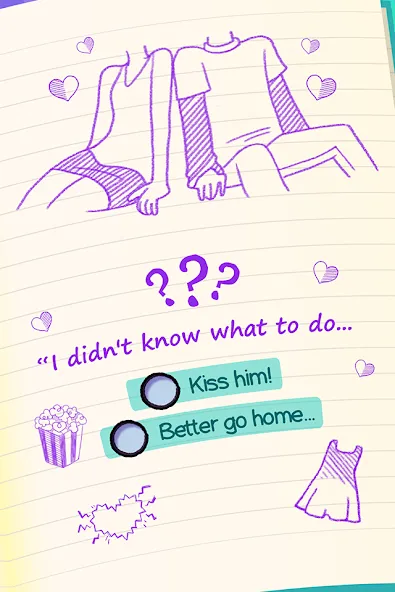 Dear Diary: Interactive Story (Дир Дайри) [МОД: Много монет, Открытые уровни и Мега MOD] Screenshot 2