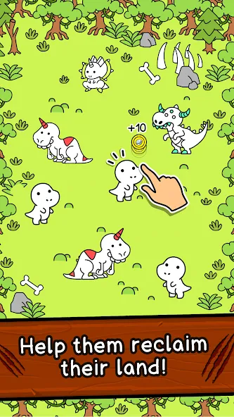 Dino Evolution: Dinosaur Game (Дино Эволюшн) [МОД: Все открыто, Дополнительные деньги и Меню MOD] Screenshot 2