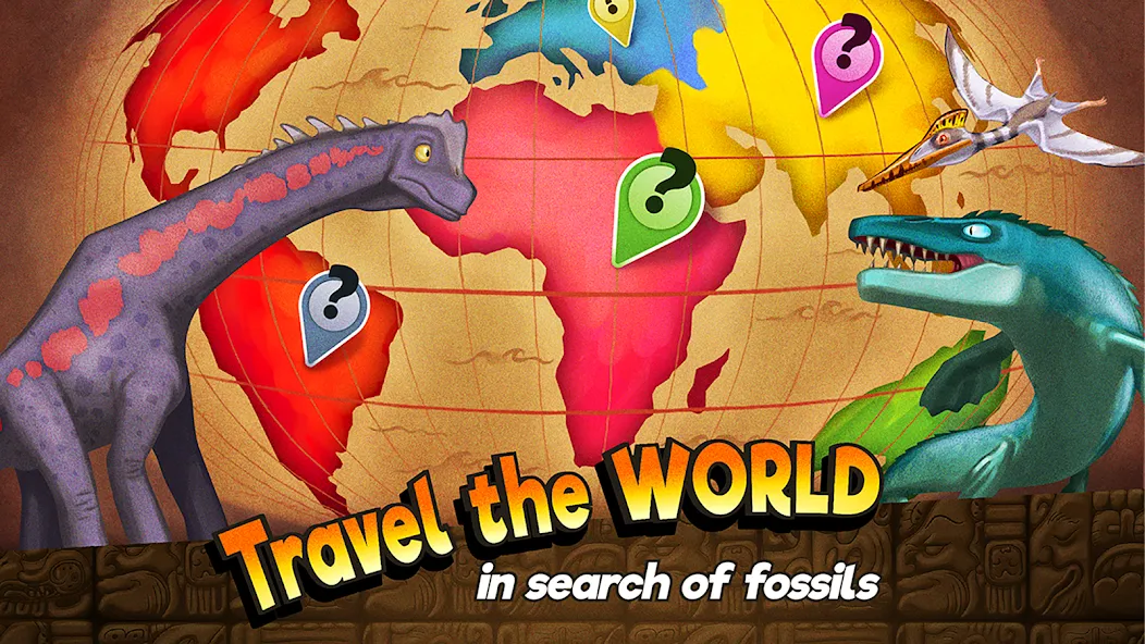 Dino Quest: Dig Dinosaur Game (Дино Квест) [МОД: Много денег, Монет и Все открыто] Screenshot 3