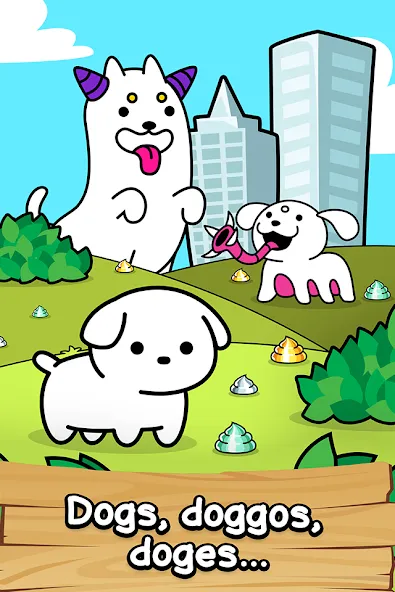 Dog Evolution: Idle Merge Game (Дог Эволюшн) [МОД: Бесконечные деньги, Монеты и Мега MOD] Screenshot 1