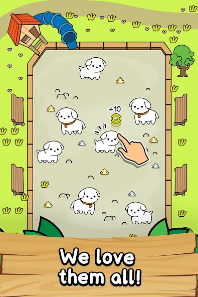 Dog Evolution: Idle Merge Game (Дог Эволюшн) [МОД: Бесконечные деньги, Монеты и Мега MOD] Screenshot 2