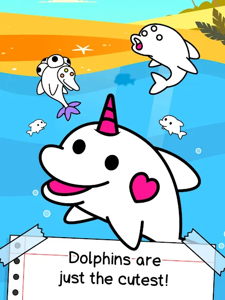 Dolphin Evolution: Idle Mutant (Дольфин эволюшн) [МОД: Много монет, Открытые уровни и Мега MOD] Screenshot 5