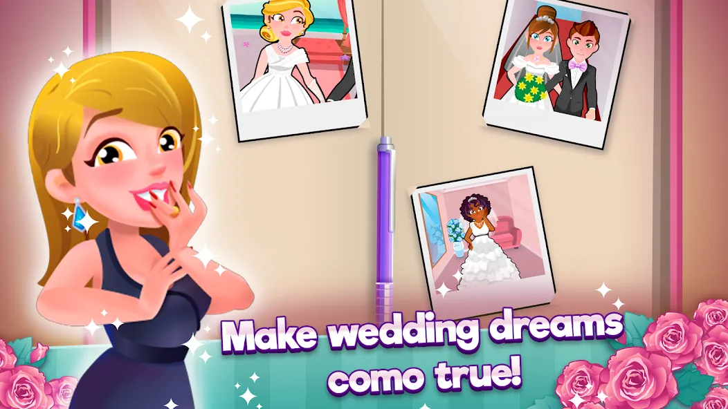 Ellie's Wedding: Dress Shop [МОД: Меню, Бесконечные монеты и Открытые уровни] Screenshot 4