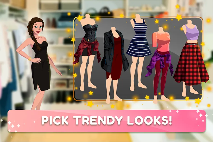 Fashion Fever 2: Dress Up Game (Фэшн Фивер 2) [МОД: Меню, Бесконечные монеты и Открытые уровни] Screenshot 2