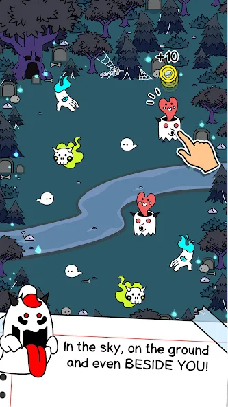 Ghost Evolution: Merge Spirits (Гост Эволюшн) [МОД: Меню, Бесконечные монеты и Открытые уровни] Screenshot 2