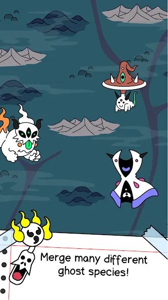 Ghost Evolution: Merge Spirits (Гост Эволюшн) [МОД: Меню, Бесконечные монеты и Открытые уровни] Screenshot 3