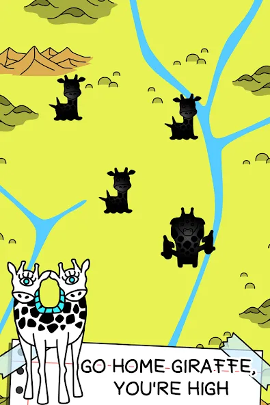 Giraffe Evolution: Idle Game (Жираф Эволюция) [МОД: Много денег, Монет и Все открыто] Screenshot 3
