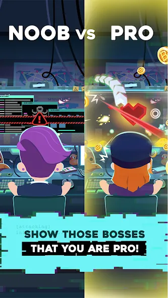 Hacking Hero: Hacker Clicker (Хакинг герой) [МОД: Все открыто, Дополнительные деньги и Меню MOD] Screenshot 5