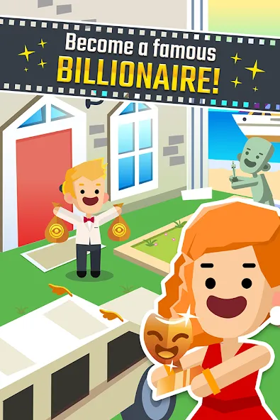 Hollywood Billionaire: Be Rich (Холливудский миллиардер) [МОД: Много монет, Открытые уровни и Мега MOD] Screenshot 2