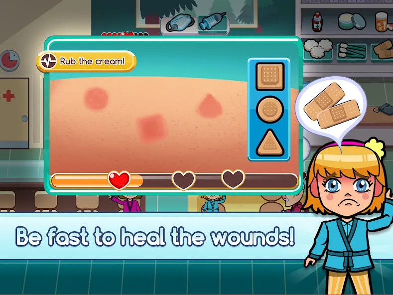 Hospital Dash Tycoon Simulator (Хоспиталь Даш Тайкун Симулятор) [МОД: Меню, Бесконечные монеты и Открытые уровни] Screenshot 3