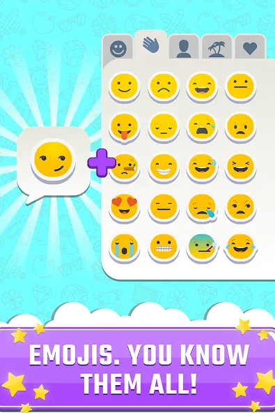 Match The Emoji: Combine All (Мэтч Зэ Имоджи) [МОД: Все открыто, Дополнительные деньги и Меню MOD] Screenshot 1
