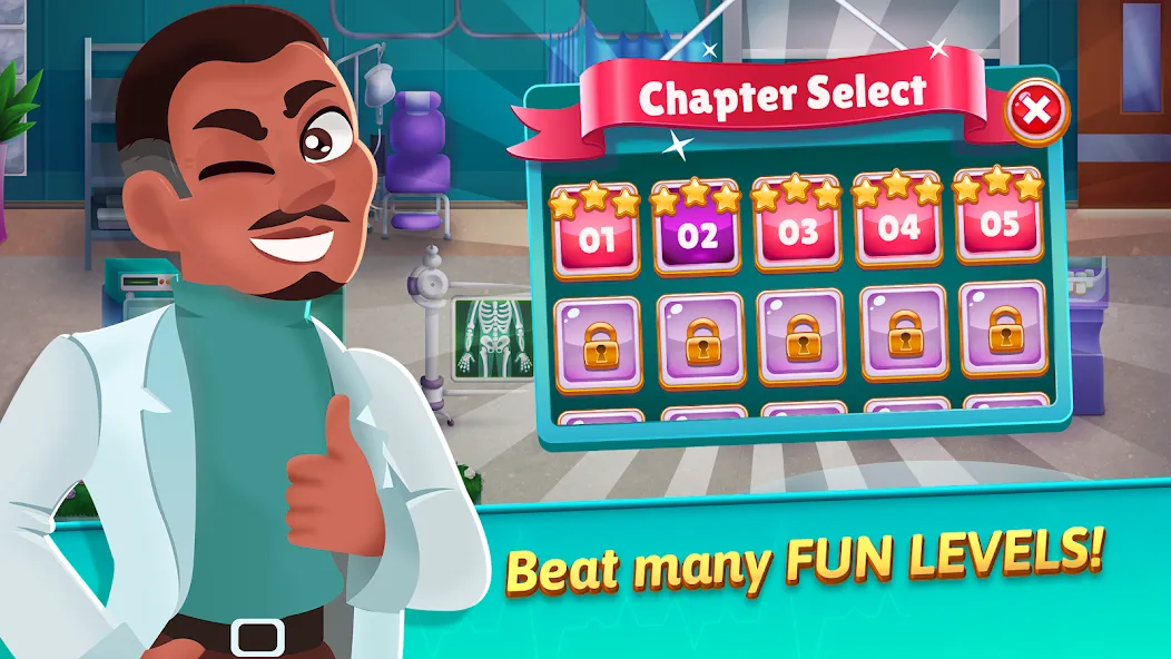 Medicine Dash: Hospital Game (Медицинский Дэш) [МОД: Много денег, Монет и Все открыто] Screenshot 4
