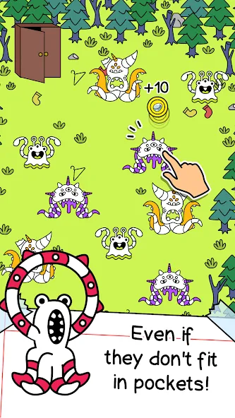 Monster Evolution: Merge Game (Монстер Эволюшн) [МОД: Деньги, Монеты и Меню MOD] Screenshot 2