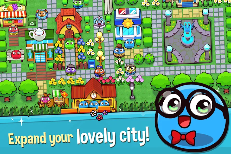 My Boo Town: City Builder Game (Май Бу Таун) [МОД: Меню, Бесконечные монеты и Открытые уровни] Screenshot 3