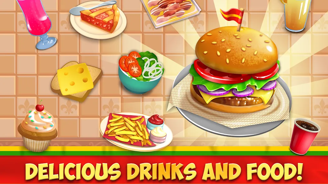 My Burger Shop 2: Food Game (Мой Бургер Шоп 2) [МОД: Бесконечные деньги, Монеты и Мега MOD] Screenshot 3