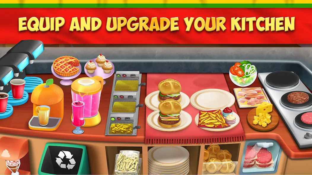 My Burger Shop 2: Food Game (Мой Бургер Шоп 2) [МОД: Бесконечные деньги, Монеты и Мега MOD] Screenshot 4