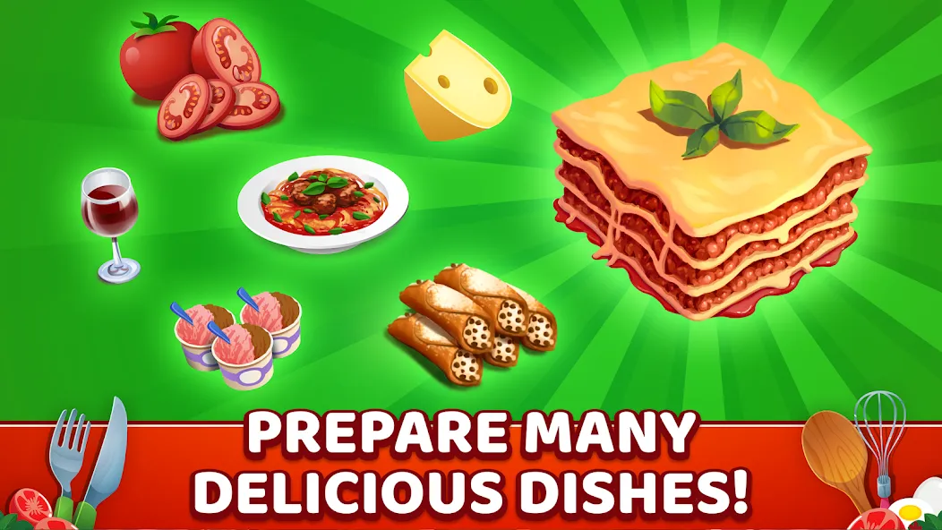 My Pasta Shop: Cooking Game (Мой Паста Шоп) [МОД: Много денег, Монет и Все открыто] Screenshot 3