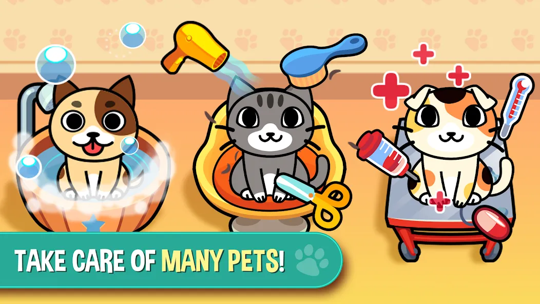 My Virtual Pet Shop: Animals (Мой Виртуальный Зоомагазин) [МОД: Бесконечные деньги, Монеты и Мега MOD] Screenshot 1