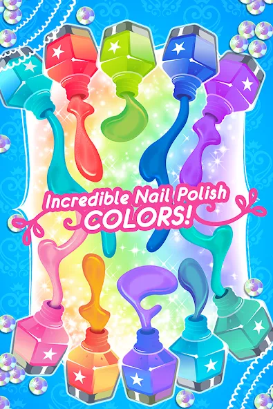 My Nail Makeover: Nail Salon (Моя маникюрная переменка) [МОД: Все открыто, Дополнительные деньги и Меню MOD] Screenshot 2