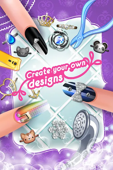 My Nail Makeover: Nail Salon (Моя маникюрная переменка) [МОД: Все открыто, Дополнительные деньги и Меню MOD] Screenshot 3
