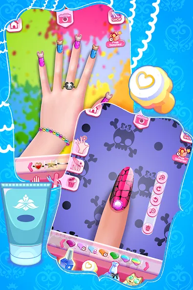 My Nail Makeover: Nail Salon (Моя маникюрная переменка) [МОД: Все открыто, Дополнительные деньги и Меню MOD] Screenshot 4
