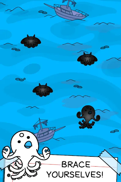 Octopus Evolution: Idle Game (Октопус Эволюция) [МОД: Меню, Бесконечные монеты и Открытые уровни] Screenshot 3