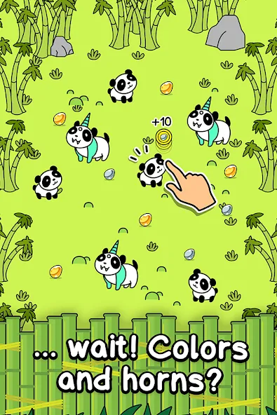 Panda Evolution: Idle Clicker (Панда Эволюция) [МОД: Деньги, Монеты и Меню MOD] Screenshot 2