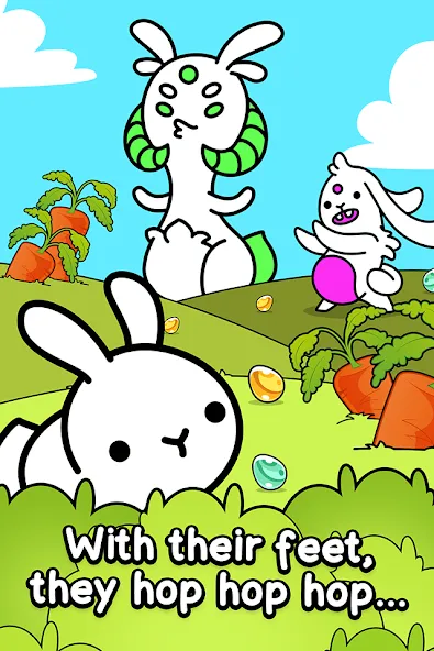 Rabbit Evolution: Merge Bunny (Рэббит Эволюшн) [МОД: Много денег, Монет и Все открыто] Screenshot 1