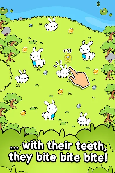 Rabbit Evolution: Merge Bunny (Рэббит Эволюшн) [МОД: Много денег, Монет и Все открыто] Screenshot 2