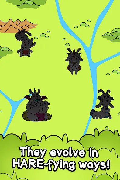 Rabbit Evolution: Merge Bunny (Рэббит Эволюшн) [МОД: Много денег, Монет и Все открыто] Screenshot 3