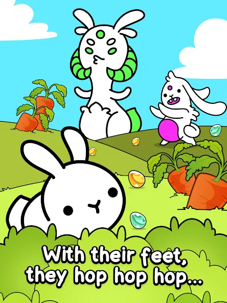 Rabbit Evolution: Merge Bunny (Рэббит Эволюшн) [МОД: Много денег, Монет и Все открыто] Screenshot 5