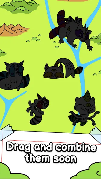 Raccoon Evolution: Idle Mutant (Раккун Эволюция) [МОД: Бесконечные деньги, Монеты и Мега MOD] Screenshot 3