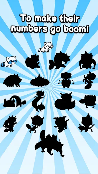 Raccoon Evolution: Idle Mutant (Раккун Эволюция) [МОД: Бесконечные деньги, Монеты и Мега MOD] Screenshot 4