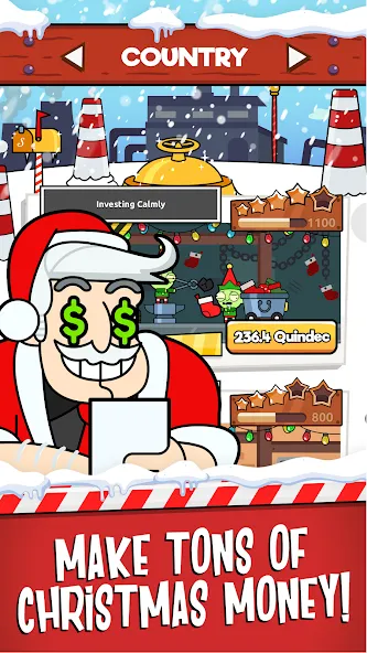 Santa’s Capitalist Factory [МОД: Много монет, Открытые уровни и Мега MOD] Screenshot 2