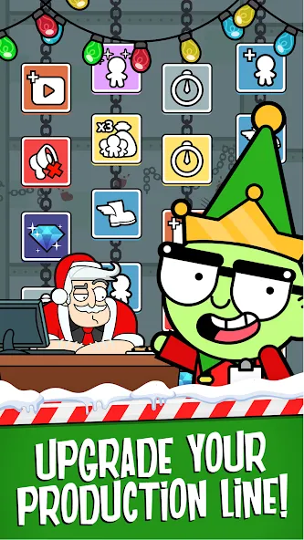 Santa’s Capitalist Factory [МОД: Много монет, Открытые уровни и Мега MOD] Screenshot 5