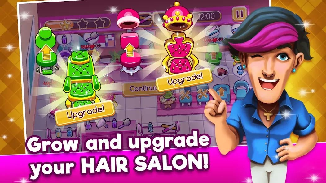 Beauty Salon: Parlour Game (Бьютисэлон) [МОД: Меню, Бесконечные монеты и Открытые уровни] Screenshot 2