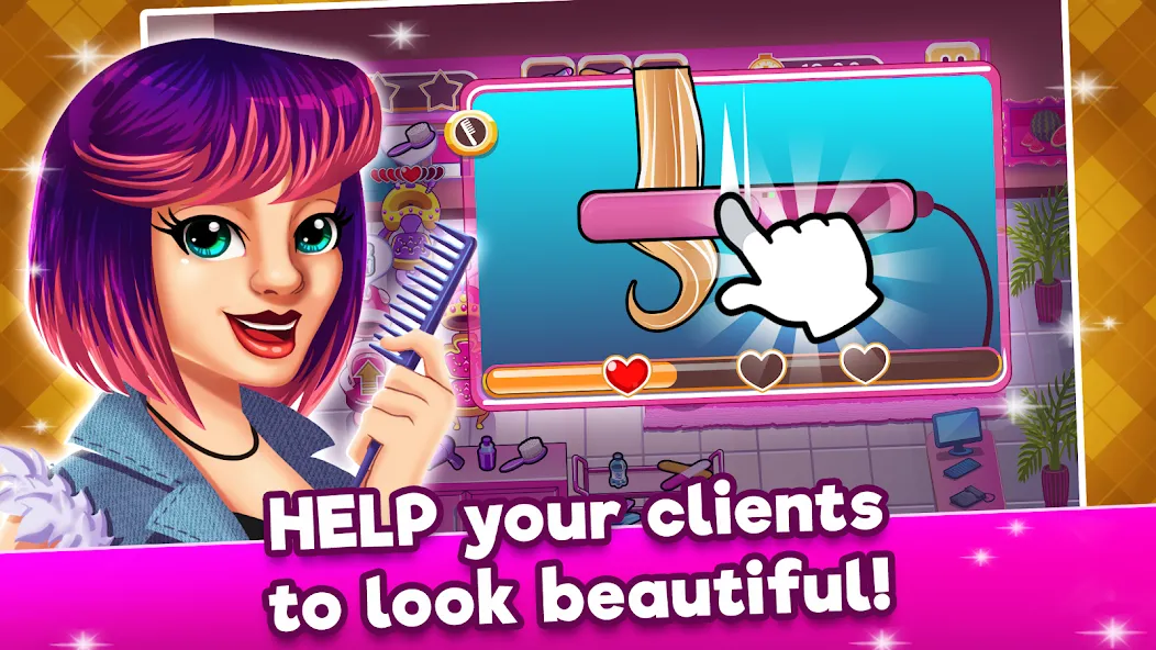 Beauty Salon: Parlour Game (Бьютисэлон) [МОД: Меню, Бесконечные монеты и Открытые уровни] Screenshot 3