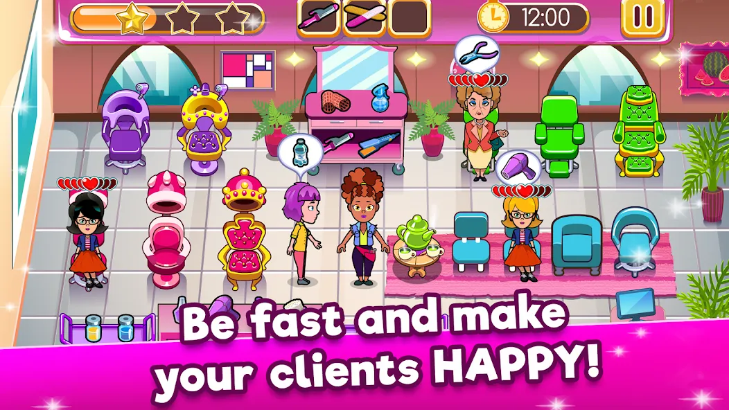 Beauty Salon: Parlour Game (Бьютисэлон) [МОД: Меню, Бесконечные монеты и Открытые уровни] Screenshot 4