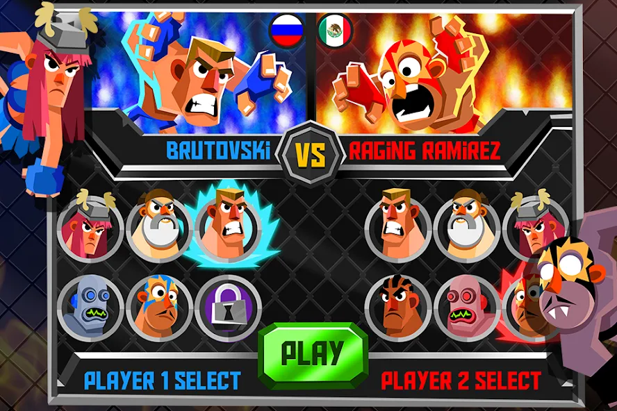UFB 2: Fighting Champions Game (УФБ 2) [МОД: Много монет, Открытые уровни и Мега MOD] Screenshot 2