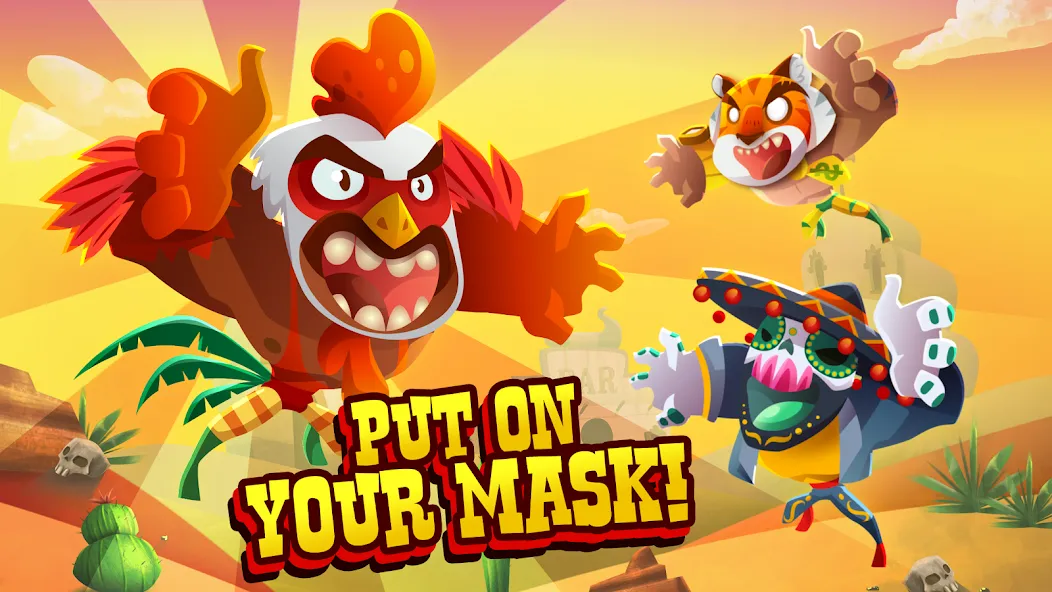 UFB Lucha Libre: Fight Game (УФБ Луча Либре) [МОД: Деньги, Монеты и Меню MOD] Screenshot 1