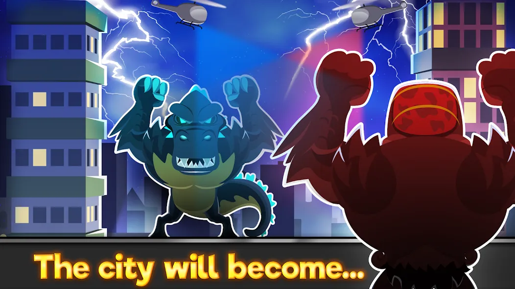 UFB Rampage: Monster Fight (УФБ Рэмпейдж) [МОД: Меню, Бесконечные монеты и Открытые уровни] Screenshot 1