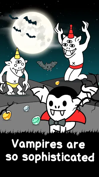 Vampire Evolution: Idle Horror (Вампирская эволюция) [МОД: Все открыто, Дополнительные деньги и Меню MOD] Screenshot 5