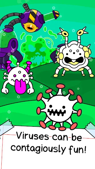 Virus Evolution: Merge Game (Вирус Эволюшн) [МОД: Бесконечные деньги, Монеты и Мега MOD] Screenshot 1