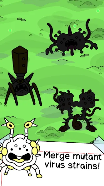 Virus Evolution: Merge Game (Вирус Эволюшн) [МОД: Бесконечные деньги, Монеты и Мега MOD] Screenshot 3