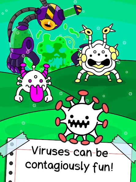 Virus Evolution: Merge Game (Вирус Эволюшн) [МОД: Бесконечные деньги, Монеты и Мега MOD] Screenshot 5