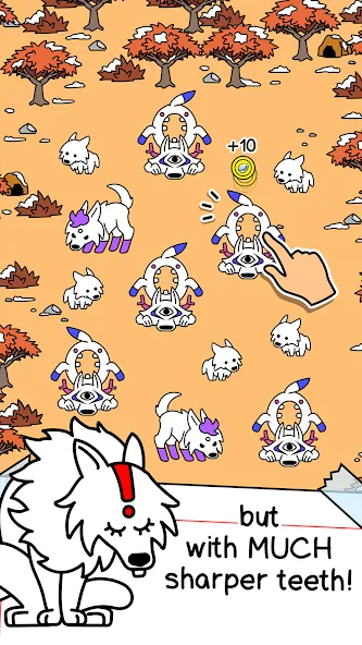 Wolf Evolution: Merge Wild Dog (Вульф Эволюшн) [МОД: Деньги, Монеты и Меню MOD] Screenshot 2