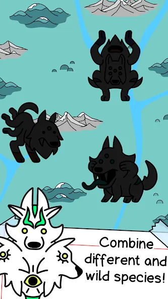 Wolf Evolution: Merge Wild Dog (Вульф Эволюшн) [МОД: Деньги, Монеты и Меню MOD] Screenshot 3
