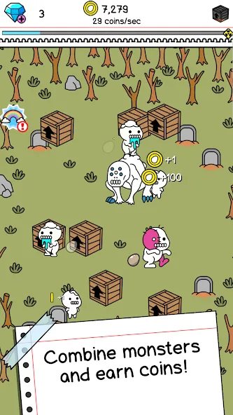 Zombie Evolution: Idle Game (Зомби Эволюция) [МОД: Меню, Бесконечные монеты и Открытые уровни] Screenshot 2